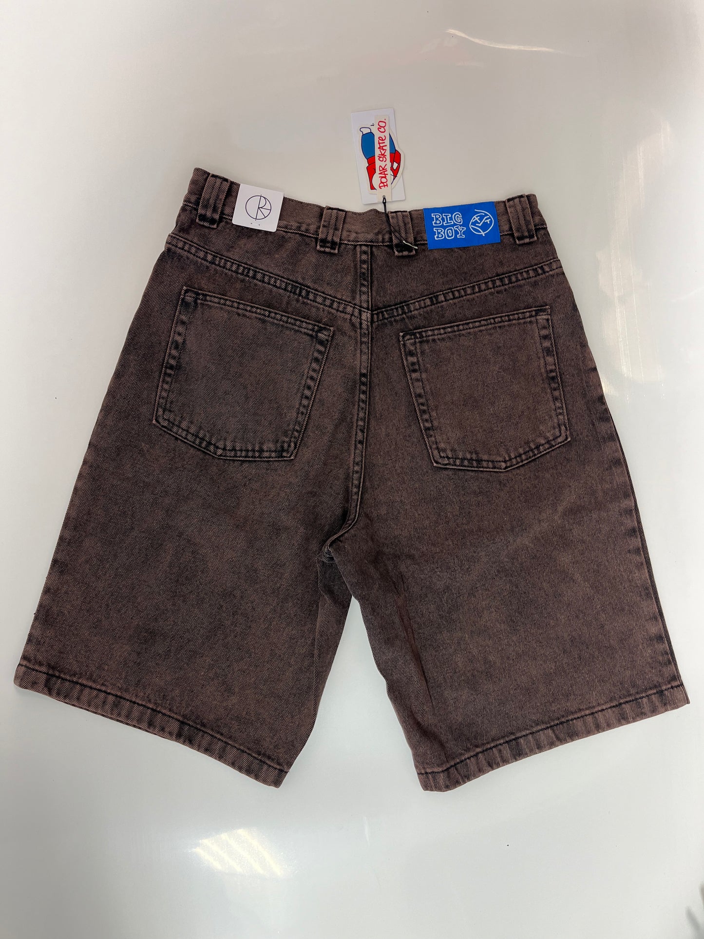 Polar Big Boy Shorts Chocolate Denim