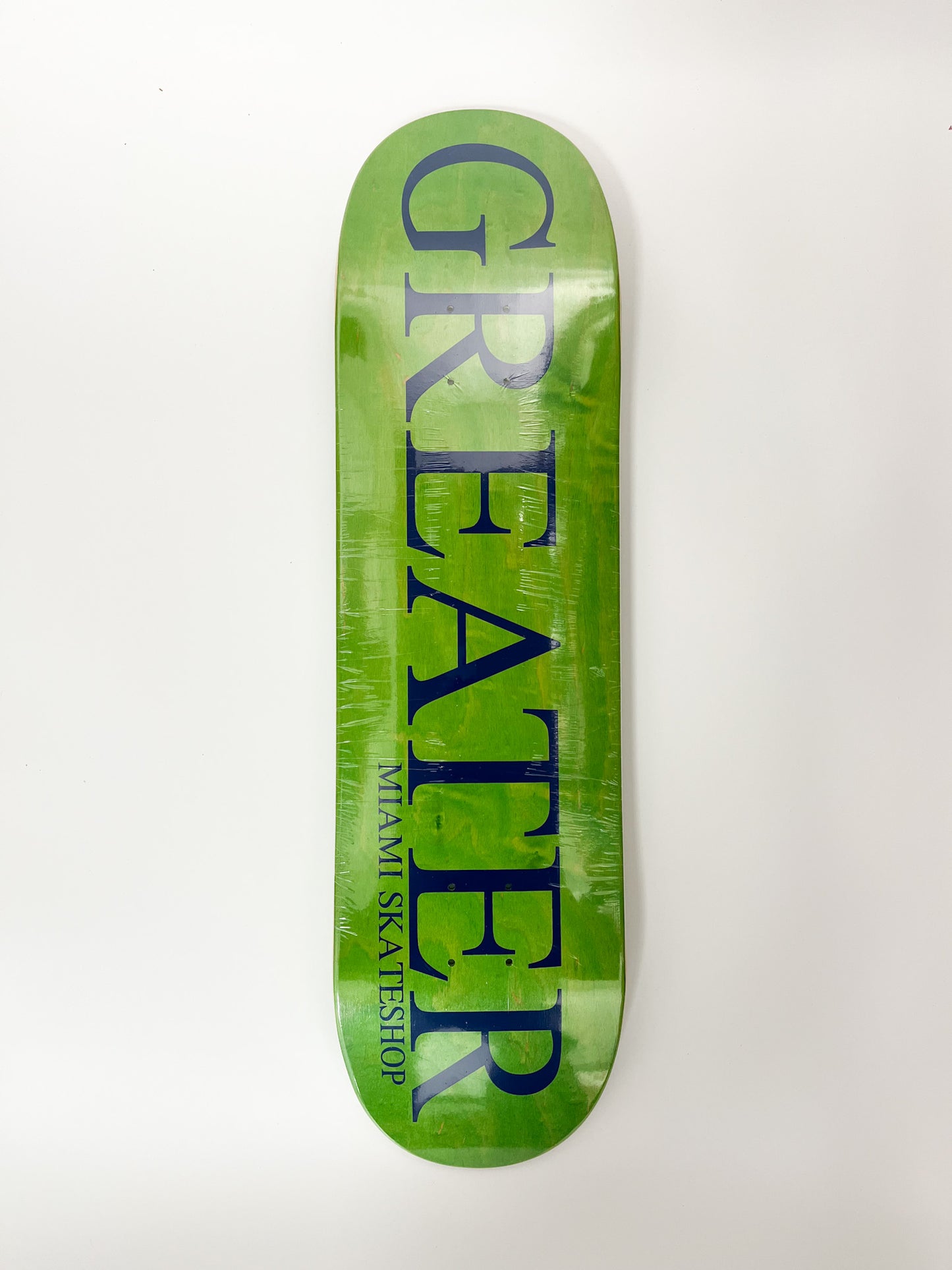 GREATER DECK NAVY OR WHITE LOGO ON ASSORTED STAINES
