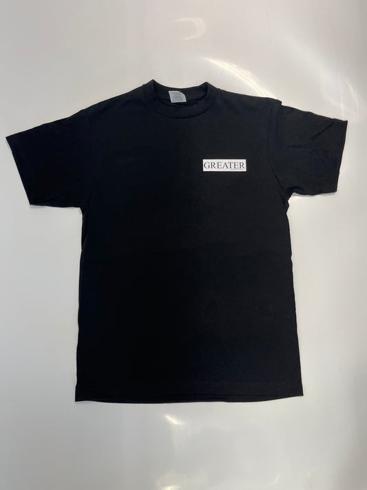 GREATER BOX LOGO TEE Blk/Wh