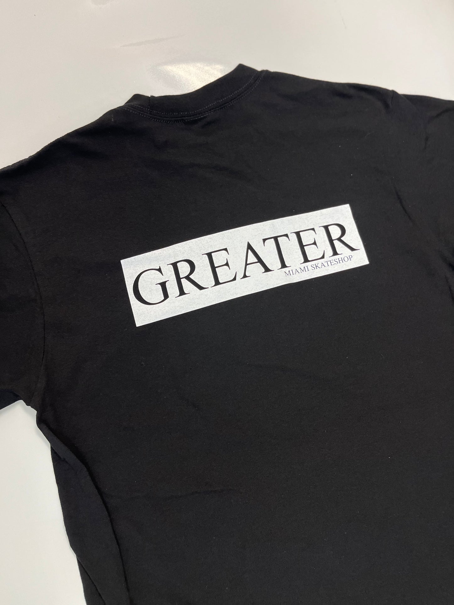 GREATER BOX LOGO TEE Blk/Wh